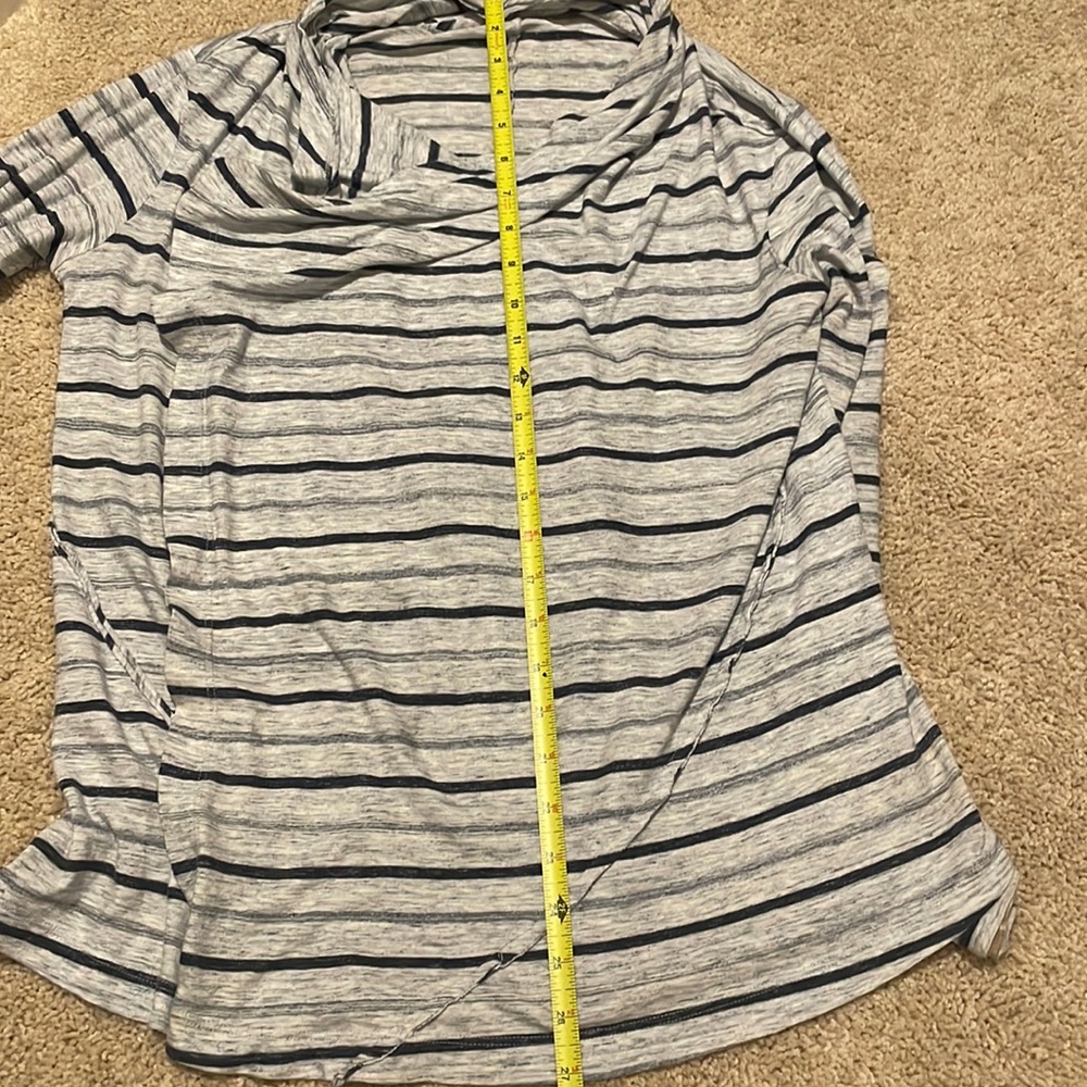 Asymmetric sweater 27” x 19. 1/2”